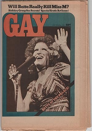 Bild des Verkufers fr Gay - No. 110 (January 1974) zum Verkauf von Between the Covers-Rare Books, Inc. ABAA