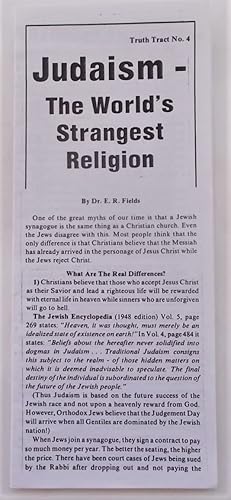 Image du vendeur pour Judaism - The World's Strangest Religion (Truth Tract No. 4) mis en vente par Bloomsbury Books