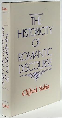 Seller image for The Historicity of Romantic Discourse for sale by Good Books In The Woods