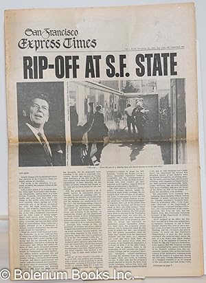 Image du vendeur pour San Francisco Express Times, vol. 1, #44, November 20, 1968; Rip-Off at SF State mis en vente par Bolerium Books Inc.