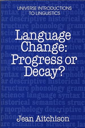 Seller image for Language Change Progress or Decay? for sale by Cider Creek Books