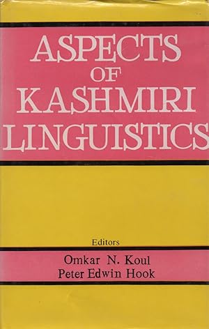 Seller image for Aspects of Kashmiri Linguistics for sale by Cider Creek Books