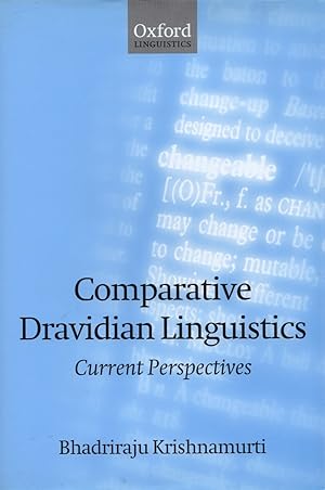 Imagen del vendedor de Comparative Dravidian Linguistics Current Perspectives a la venta por Cider Creek Books