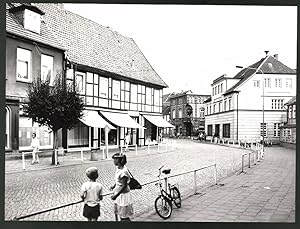 12 Fotografien Ansicht Hagenow / Altstadt, Herausgeber PGH Film, Bild Berlin, Foto K. Karls, Lebe...