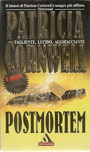 Immagine del venditore per POSTMORTEM - PATRICIA CORNWELL - MONDADORI I MITI 1994 venduto da Libreria Peterpan