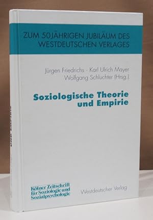 Bild des Verkufers fr Soziologische Theorie und Empirie. zum Verkauf von Dieter Eckert
