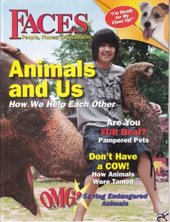 Seller image for Faces: People Places and Cultures, July/August 2011 Vol. 27 No. 9: Animals and Us-How We Help Each Other for sale by Never Too Many Books