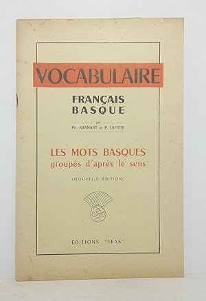 Image du vendeur pour Vocabulaire franais-basque. mis en vente par Librairie KOEGUI