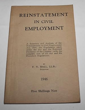 Reinstatement in Civil Employment