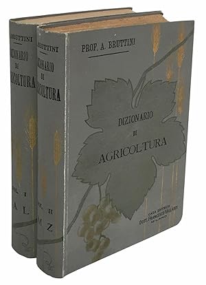 Seller image for Dizionario di agricoltura. Vol. I. - A-L illustrato da 439 figure (- Vol. II. - M-Z illustrato da 483 figure). for sale by Libreria Alberto Govi di F. Govi Sas