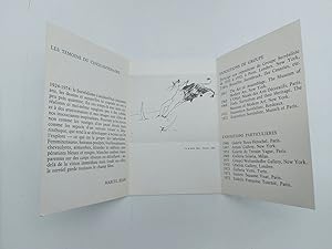 Marcel Jean. Dessins anciens et documentes surrealistes. Galerie Le Dessin Paris (pieghevole)