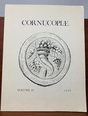 Cornucopiae: The Official Publication of the Ancient Coin Society Volume IV 1979
