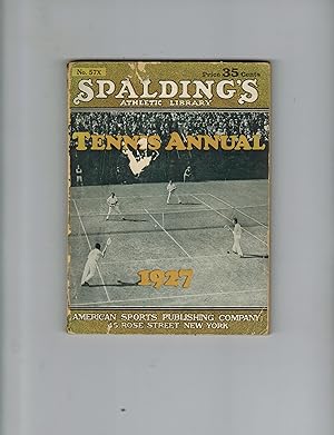 SPALDING'S TENNIS ANNUAL 1927