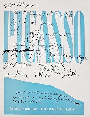 Bild des Verkufers fr Picasso 1930 - 1935 zum Verkauf von La Basse Fontaine