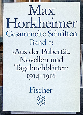 Gesammelte Schriften. Band 1: Aus der Pubertät. Novellen und Tagebuchblätter. 1914-1918.