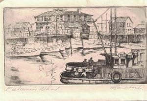 Fisherman's Wharf. First edition of the etching.