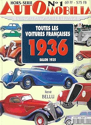 Seller image for Toutes les Voitures Francaises 1936, Salon 1935 (Hors-Serie Automobilia, N1). for sale by Antiquariat Bernhardt