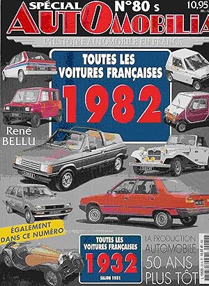 Seller image for Toutes les Voitures Francaises 1982. (Spcial Automobilia, N80). for sale by Antiquariat Bernhardt