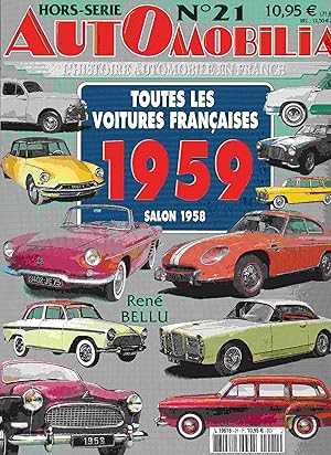 Seller image for Toutes les Voitures Francaises 1959, Salon 1958 (Hors-Serie Automobilia, N21). for sale by Antiquariat Bernhardt