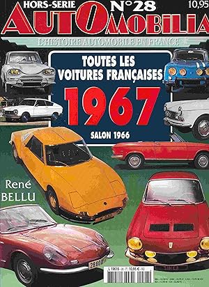 Bild des Verkufers fr Toutes les Voitures Francaises 1967, Salon 1966. (Hors-Serie Automobilia, N28). zum Verkauf von Antiquariat Bernhardt