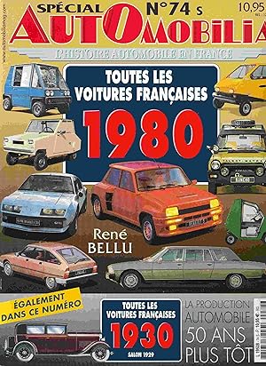 Bild des Verkufers fr Toutes les Voitures Francaises 1980. (Spcial Automobilia, N74). zum Verkauf von Antiquariat Bernhardt