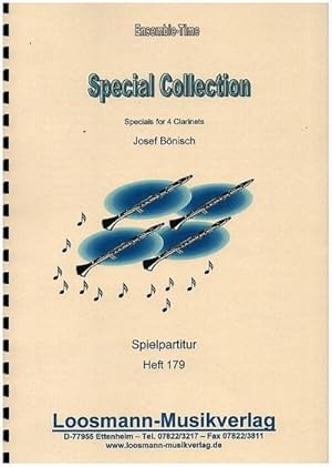 Bild des Verkufers fr Special Collectionfor 4 clarinets : score and parts zum Verkauf von AHA-BUCH GmbH