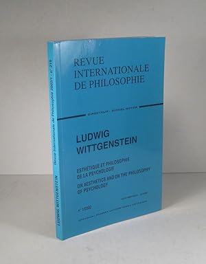 Immagine del venditore per Revue internationale de philosophie. No. 1, mars 2002 : Ludwig Wittgenstein. Esthtique et philosophie de la psychologie. On Aesthetics and on the Philosophy of Psychology venduto da Librairie Bonheur d'occasion (LILA / ILAB)