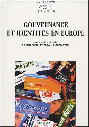 Bild des Verkufers fr Gouvernance et identit en Europe zum Verkauf von JLG_livres anciens et modernes