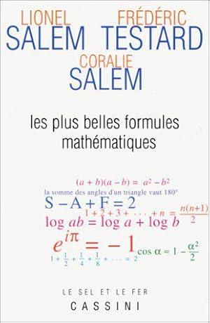 Seller image for Les plus belles formules mathmatiques for sale by JLG_livres anciens et modernes