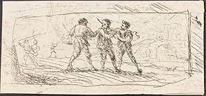 Etude d'Une Scene du Brigands (Study with Brigands)