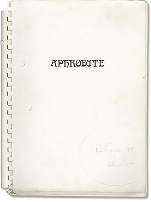 Bild des Verkufers fr Aphrodite (Original screenplay for the 1982 film) zum Verkauf von Royal Books, Inc., ABAA