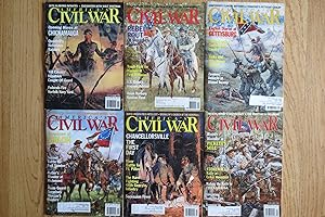 AMERICA'S CIVIL WAR MAGAZINE (6 ISSUES, COMPLETE YEAR 1996) January, March, May, July, September,...