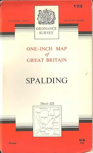 Ordnance Survey Spalding Sheet 123. One-inch map of Great Britain
