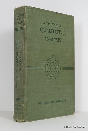 Seller image for A Textbook of Qualitative Analysis (Using the Semimicro Method) for sale by Banjo Booksellers, IOBA