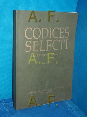 Image du vendeur pour Codices Selecti Faksimile - Ausgabe, Katalog 9, Oktober 1987 mis en vente par Antiquarische Fundgrube e.U.