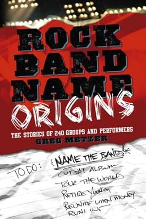 Immagine del venditore per Rock Band Name Origins: The Stories of 240 Groups and Performers by Greg Metzer [Paperback ] venduto da booksXpress