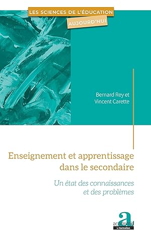 Bild des Verkufers fr Enseignement et apprentissage dans le secondaire zum Verkauf von moluna