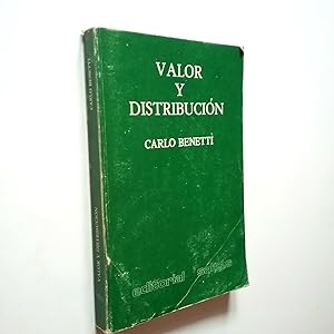 Immagine del venditore per Valor y distribucin venduto da MAUTALOS LIBRERA