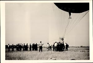 Foto Ballon vor dem Start, Juli 1959, Zuschauer, Stadthafen