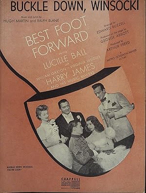 Bild des Verkufers fr Best Foot Forward Sheet Music 1943 Lucille Ball, William Gaxton zum Verkauf von AcornBooksNH