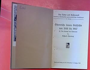 Seller image for sterreichs innere Geschichte von 1848 bis 1907. II. Der Kampf der Nationen. 243. Bndchen. for sale by biblion2