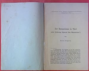Bild des Verkufers fr Der Humanismus in Tirol unter Erzherzog Sigmund dem Mnzreichen zum Verkauf von biblion2