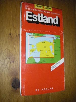 Estland. Euro-Regionalkarte 1:300.000