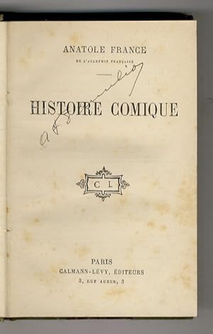 Histoire Comique.