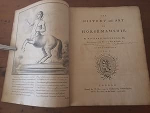 Seller image for THE HISTORY AND ART OF HORSEMANSHIP (Volume I of II only) for sale by Jim Hodgson Books