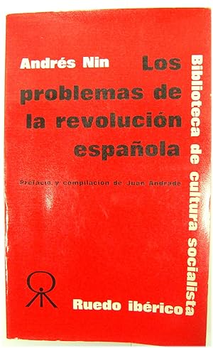 Imagen del vendedor de Los Problemas De La REVOLUCION ESPANOLA (1931-1937) a la venta por PsychoBabel & Skoob Books