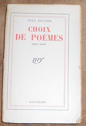 Choix de Poèmes 1914-1941