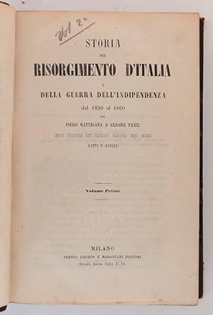 Storia del Risorgimento d'Italia e della guerra dell'Indipendenza dal 1850 al 1860 (2 volumi)