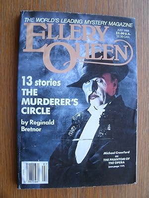 Image du vendeur pour Ellery Queen's Mystery Magazine July 1988 mis en vente par Scene of the Crime, ABAC, IOBA