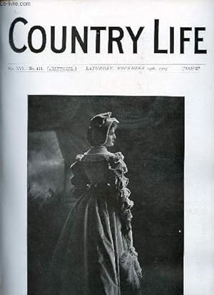 Seller image for Country Life vol.XVI n411 saturday november 19th 1904 - One portrait illustration : Mrs.Shuttleworth - agricultural research in England - country notes - the glamour of nature (illustrated) - from the farms (illustrated) - the Perch (illustrated) etc. for sale by Le-Livre